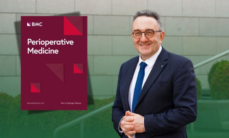Prof. Dr. Mert Şentürk, perioperatif tıp alanında yayın yapan uluslararası Perioperative Medicine dergisine Şef Editör (Editor-in-Chief) seçildi.